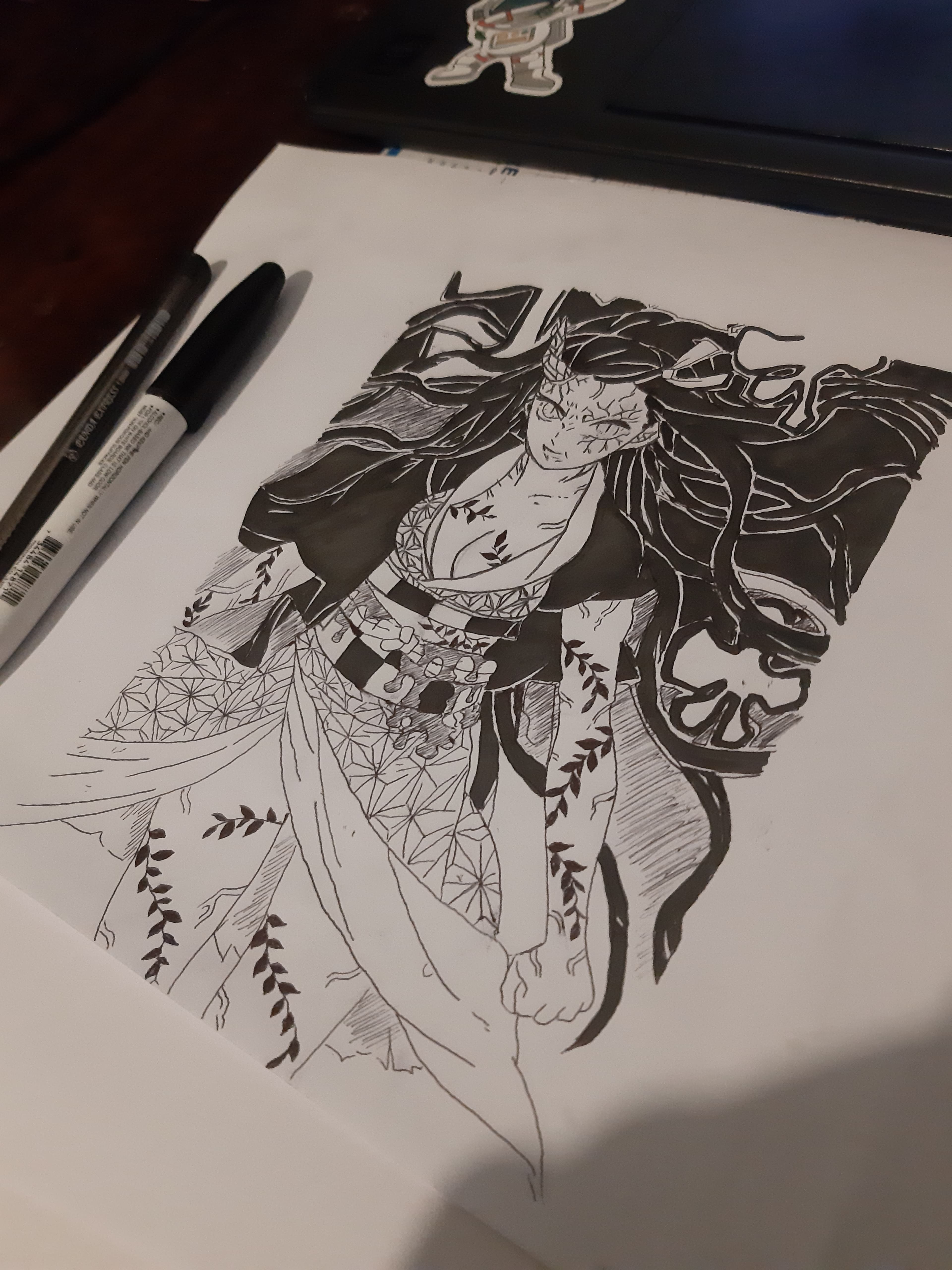 Nezuko Kamado drawing