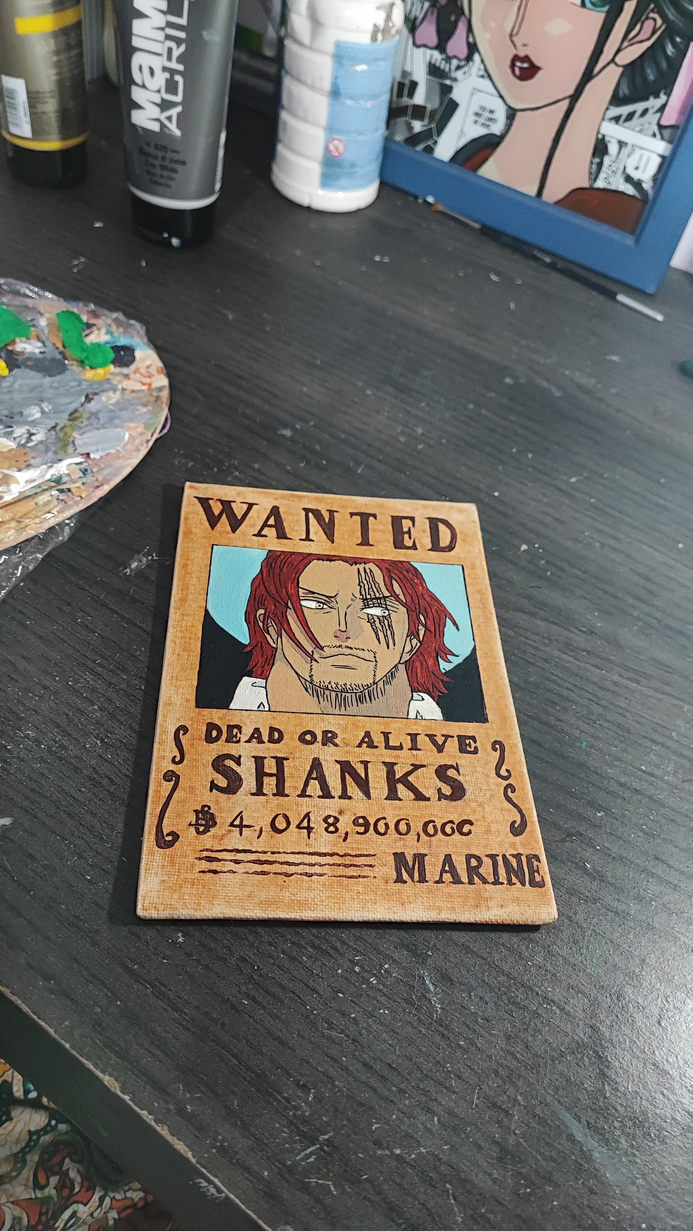 Shanks wanted poster