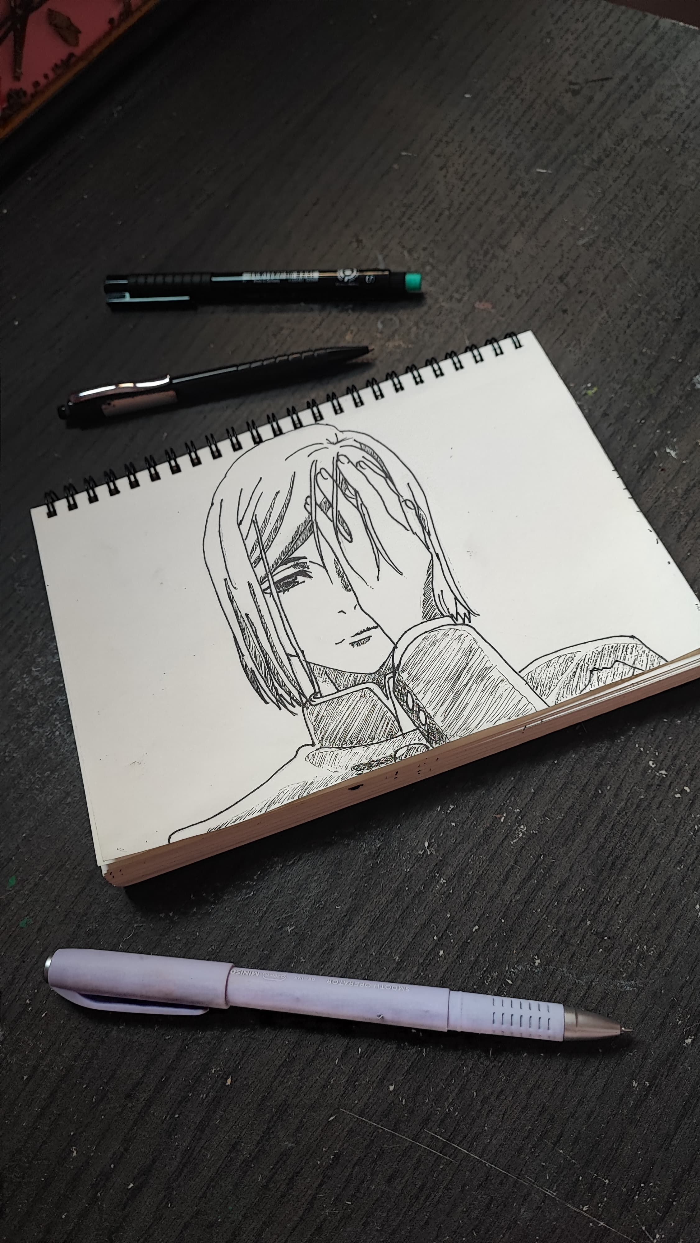Nobara ink drawing
