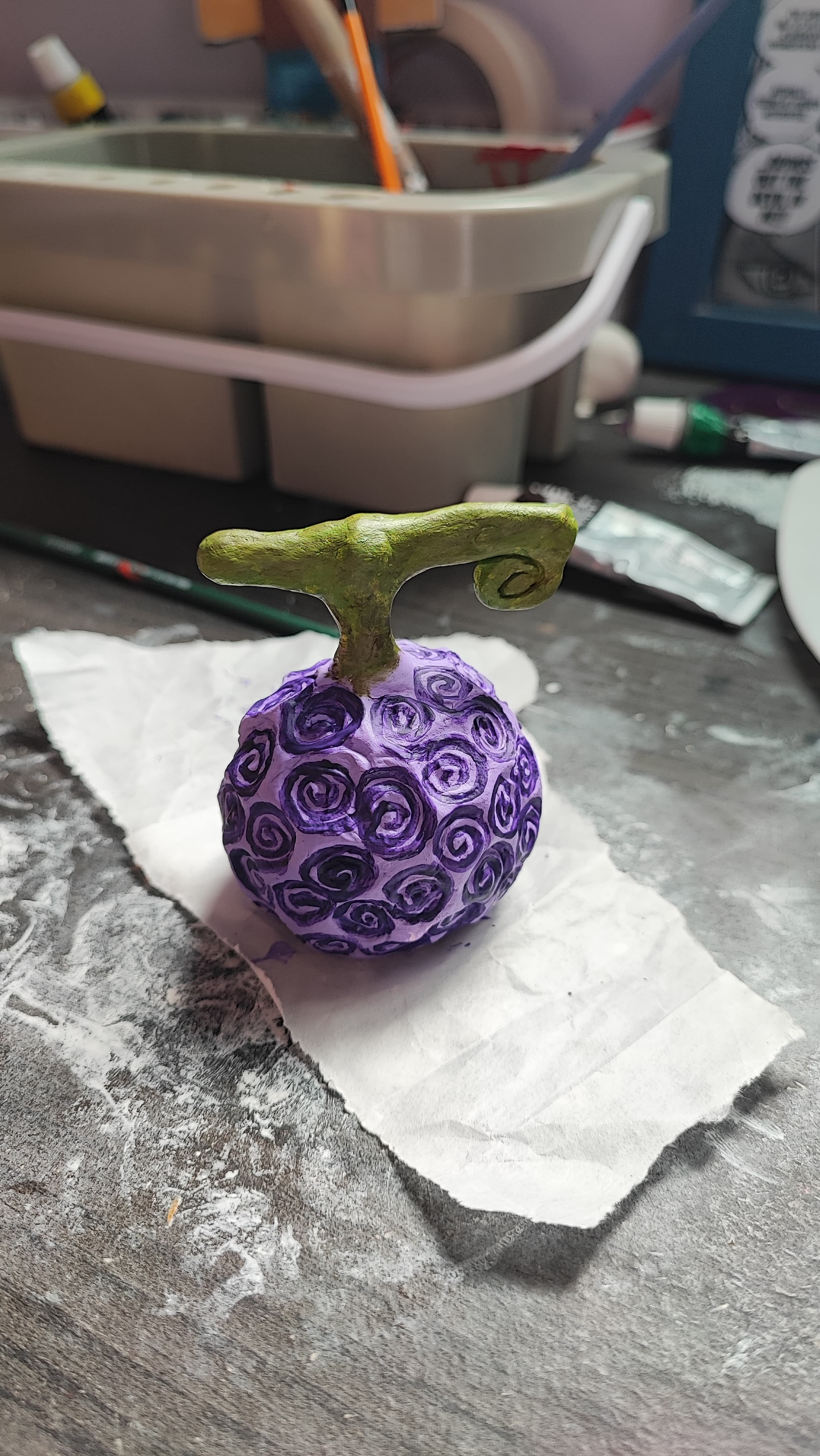 Luffy devil fruit made using Clay