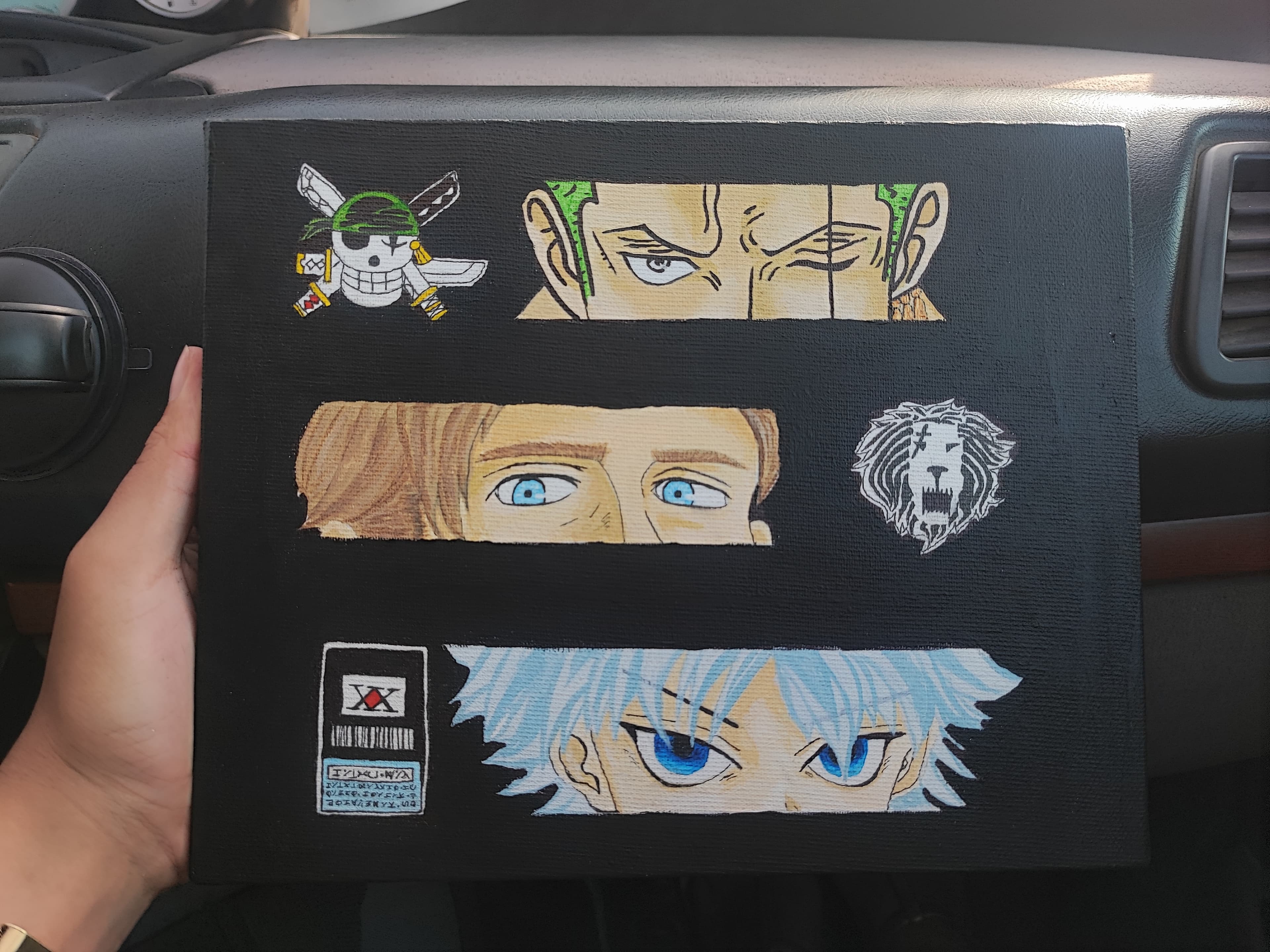 Custom characters painting (Zoro, Escanor, killua)